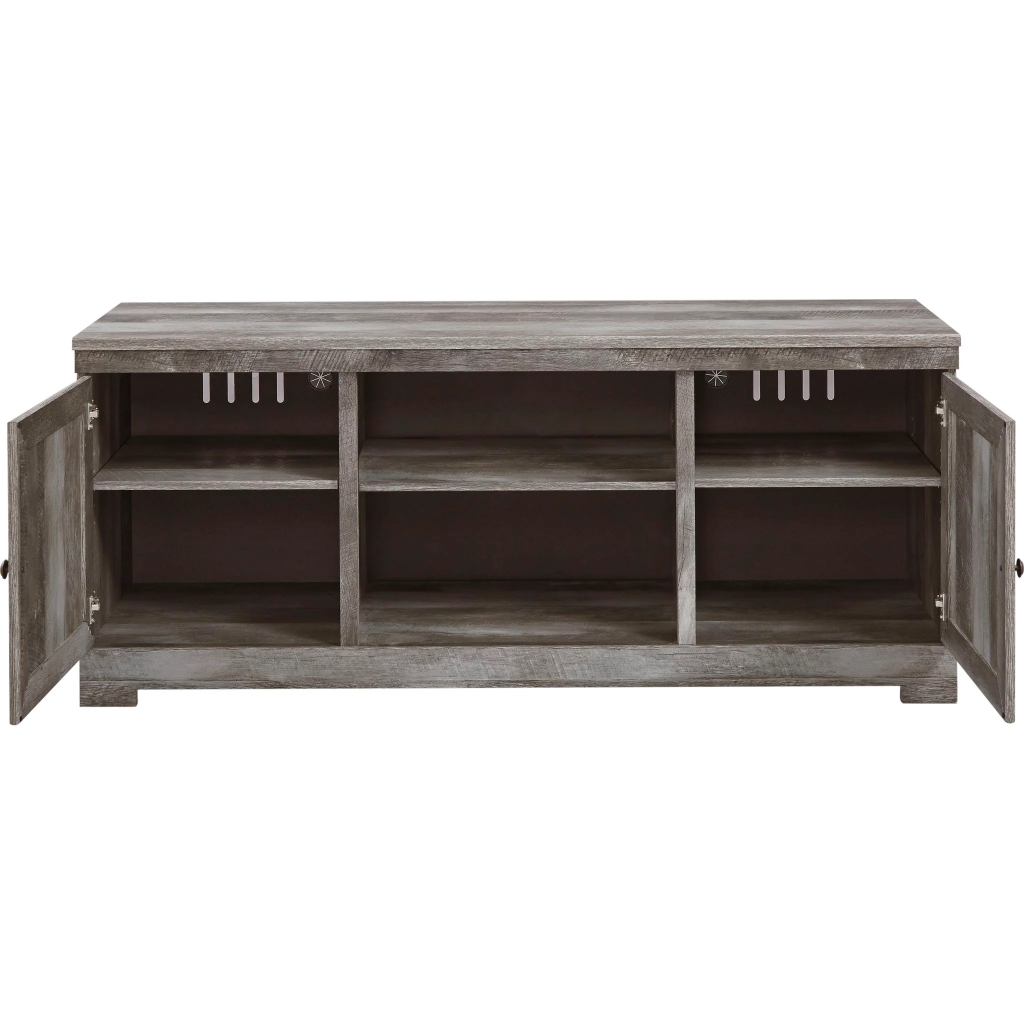 Wynnlow Entertainment Unit with Fireplace - Gray - Image 4