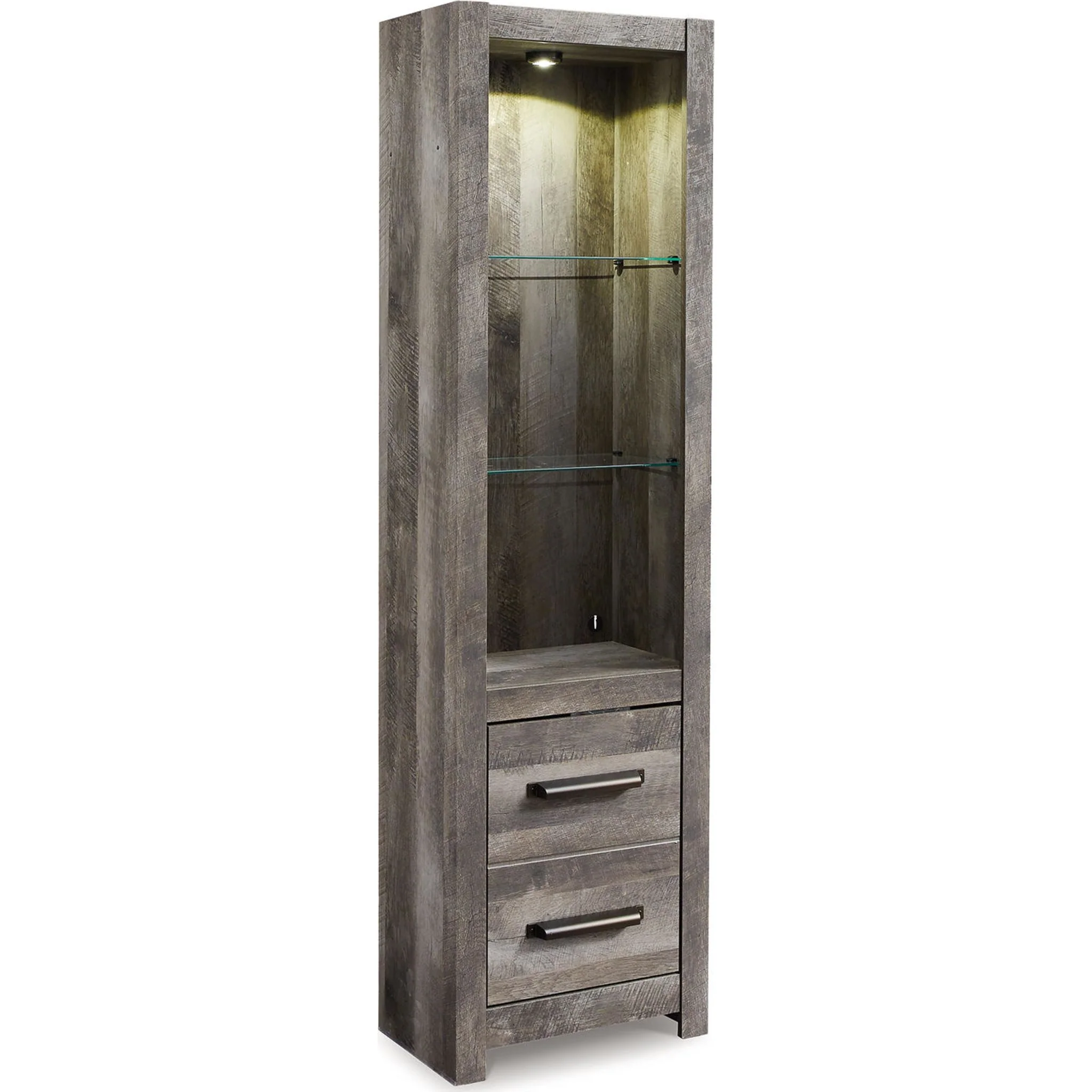 Wynnlow Entertainment Unit with Fireplace - Gray - Image 26