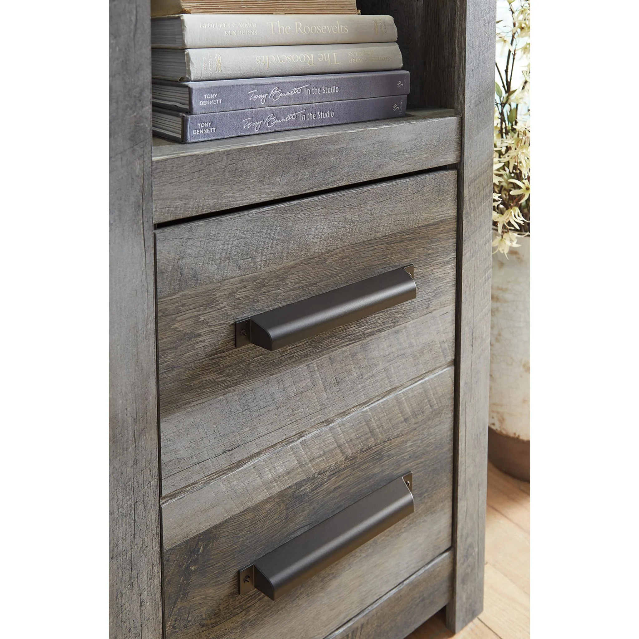 Wynnlow Entertainment Unit with Fireplace - Gray - Image 27