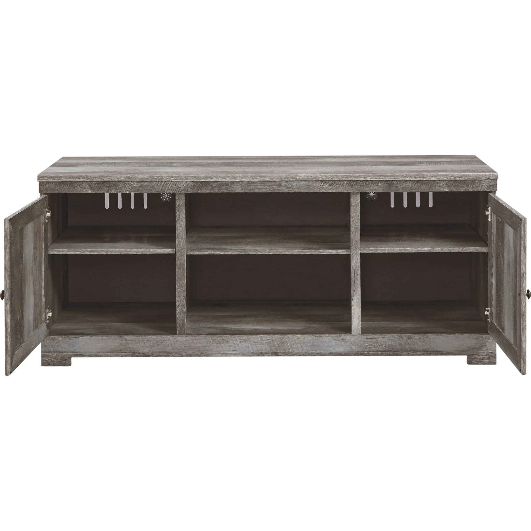 Wynnlow Entertainment Unit with Fireplace - Gray - Image 6
