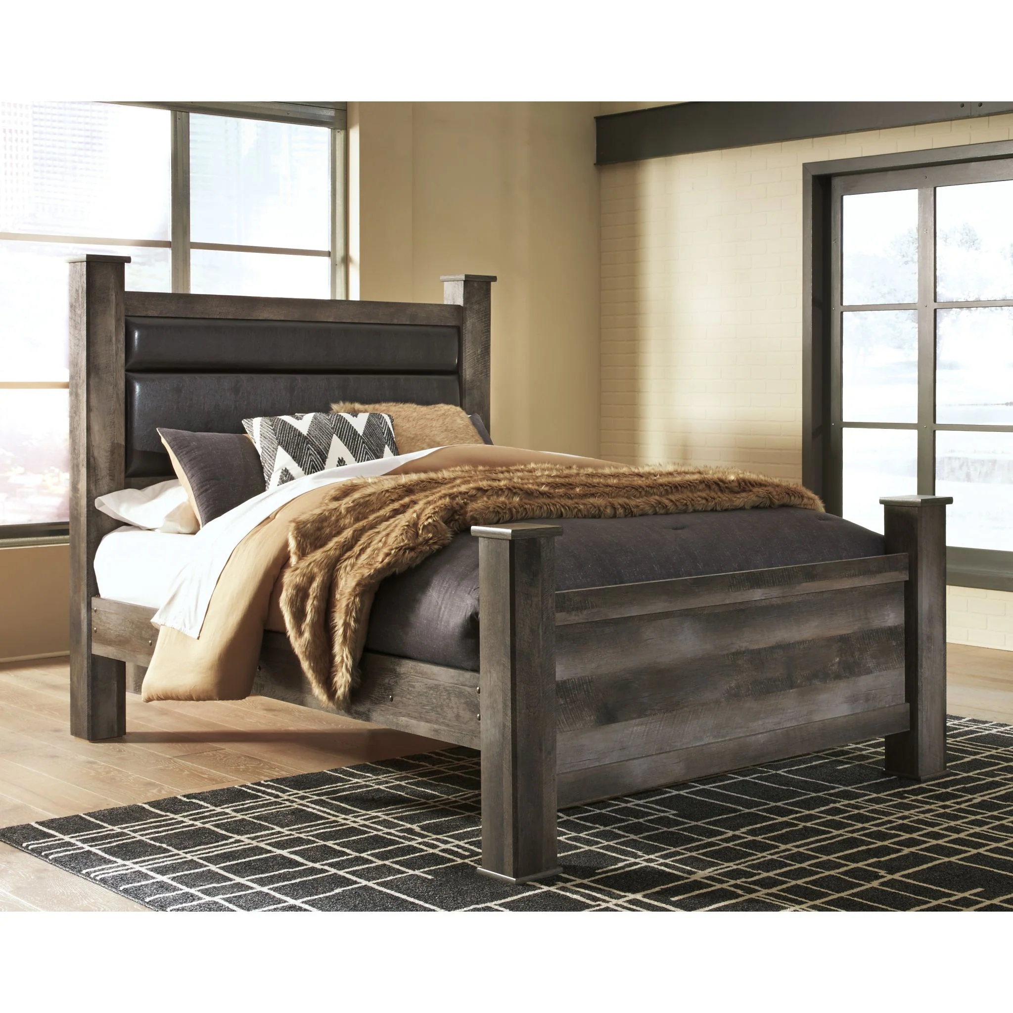 Wynnlow Poster Bed - Gray - Image 2