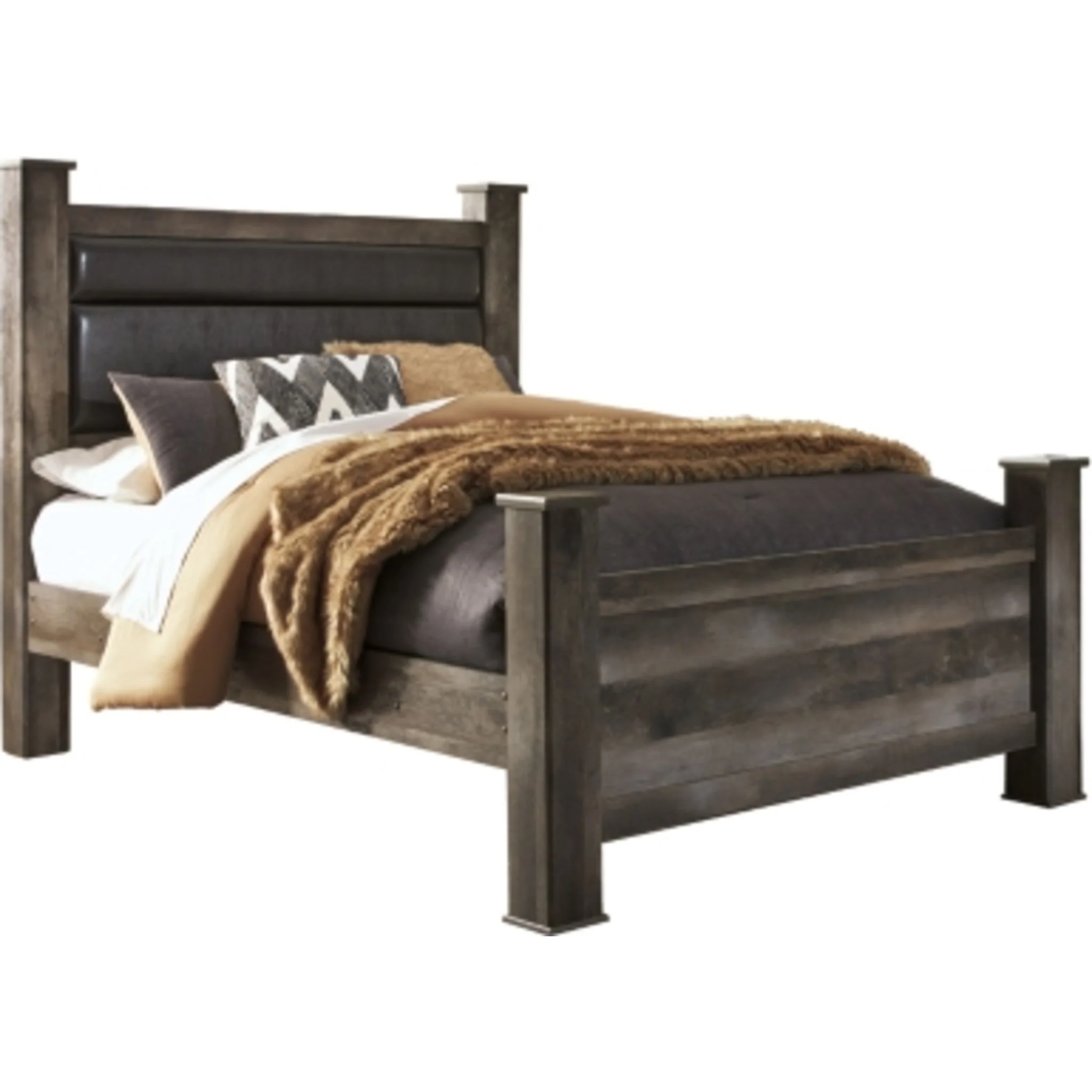 Wynnlow Poster Bed - Gray - Image 3