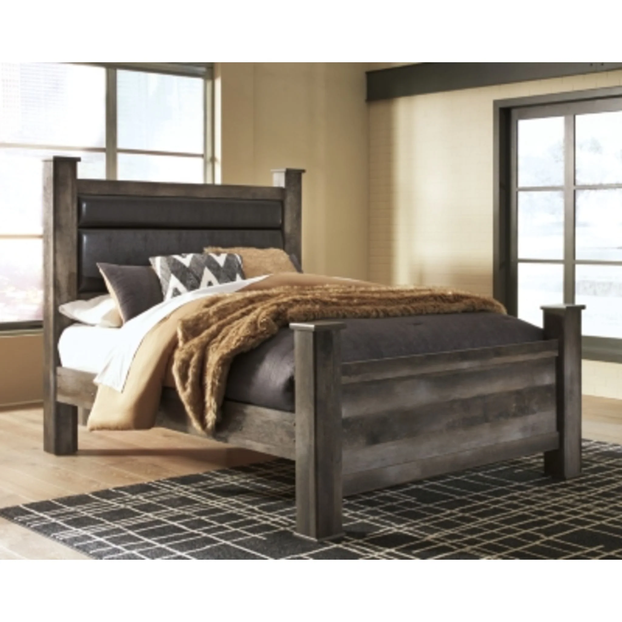 Wynnlow Poster Bed - Gray - Image 4
