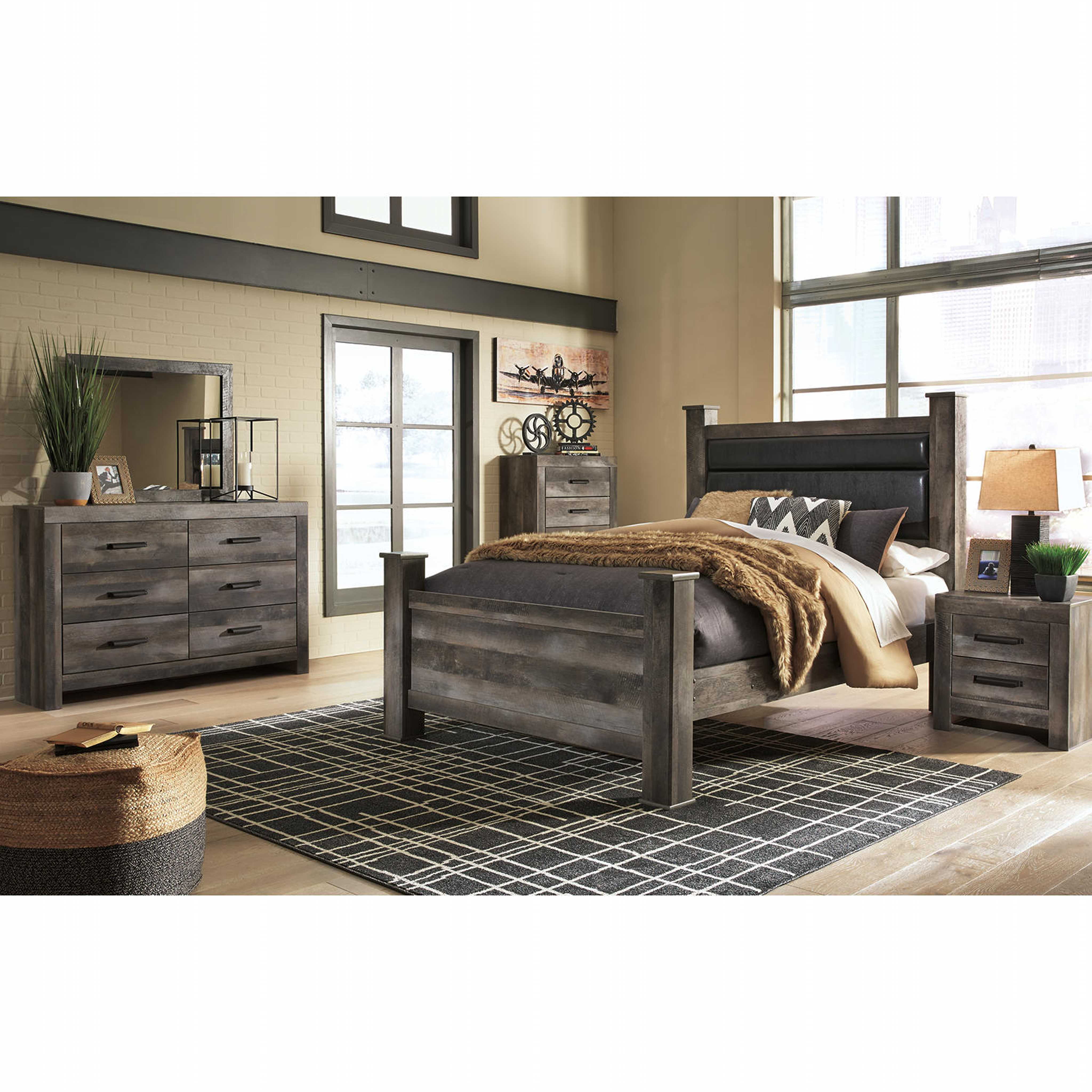Wynnlow Poster Bed - Gray - Image 5