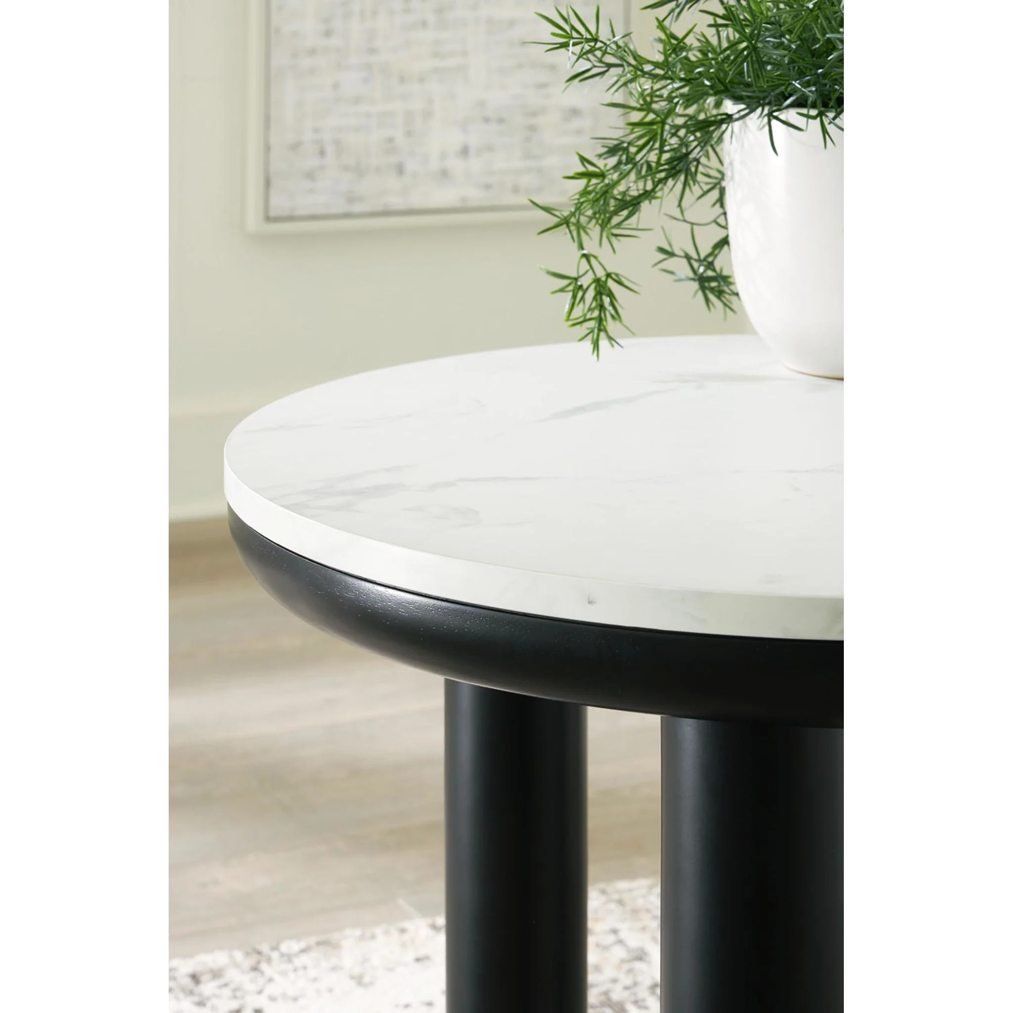 Xandrum 3 Pack Tables - Black/White - Image 6