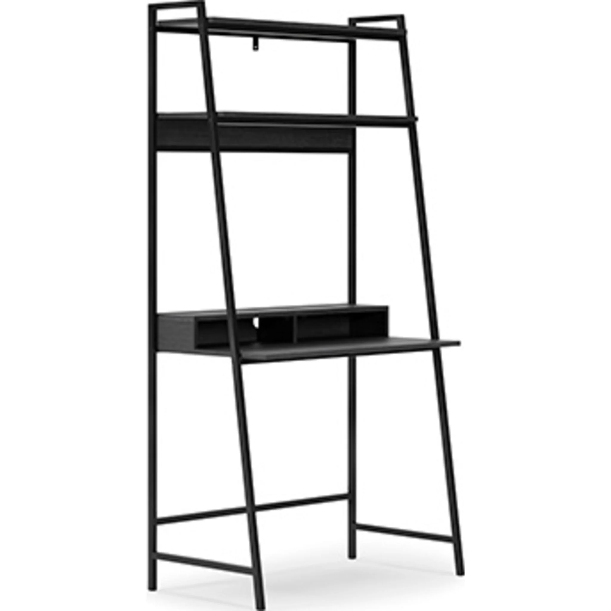 Yarlow Desk & Hutch - Black - Image 4