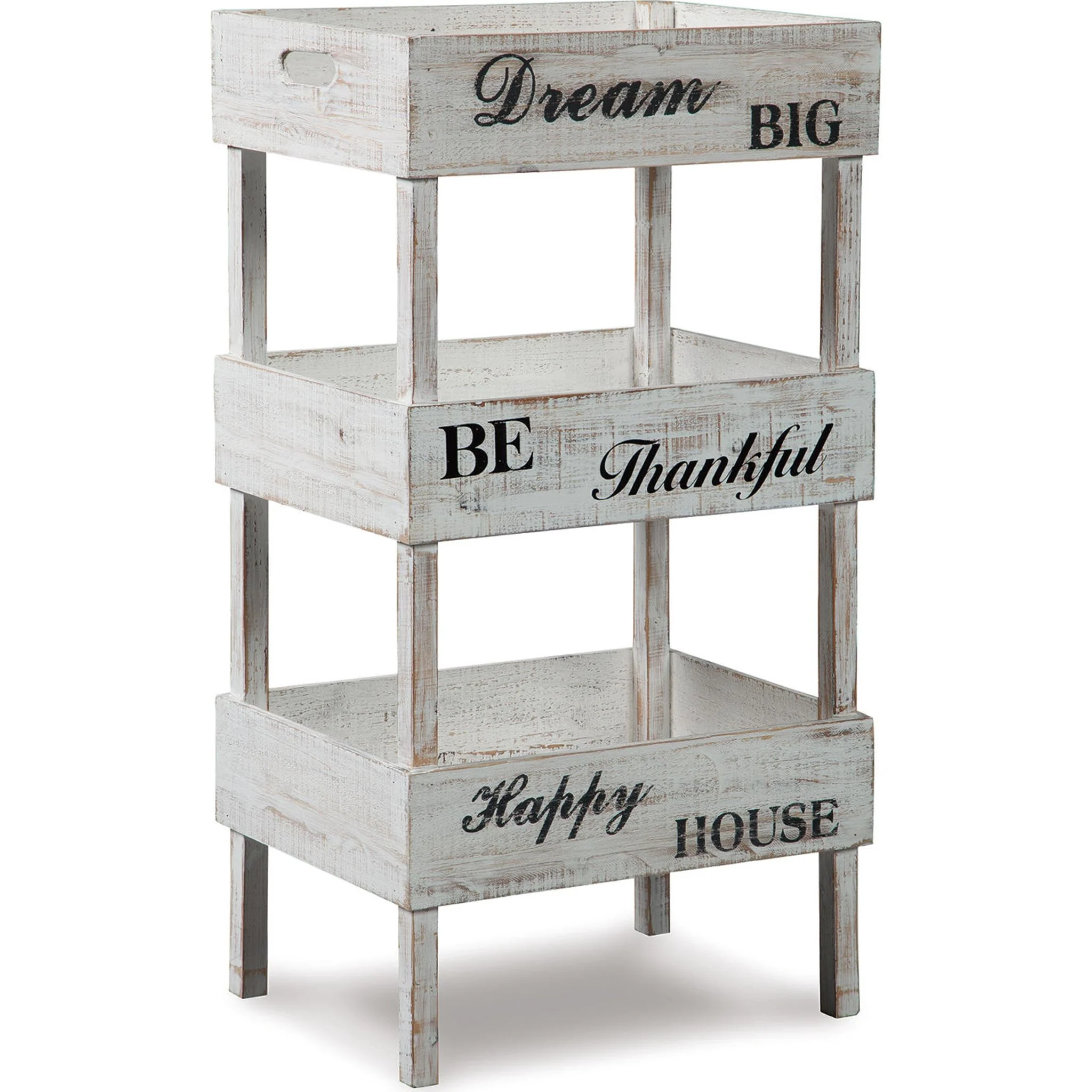 Yulton Shelving Unit - Antique White