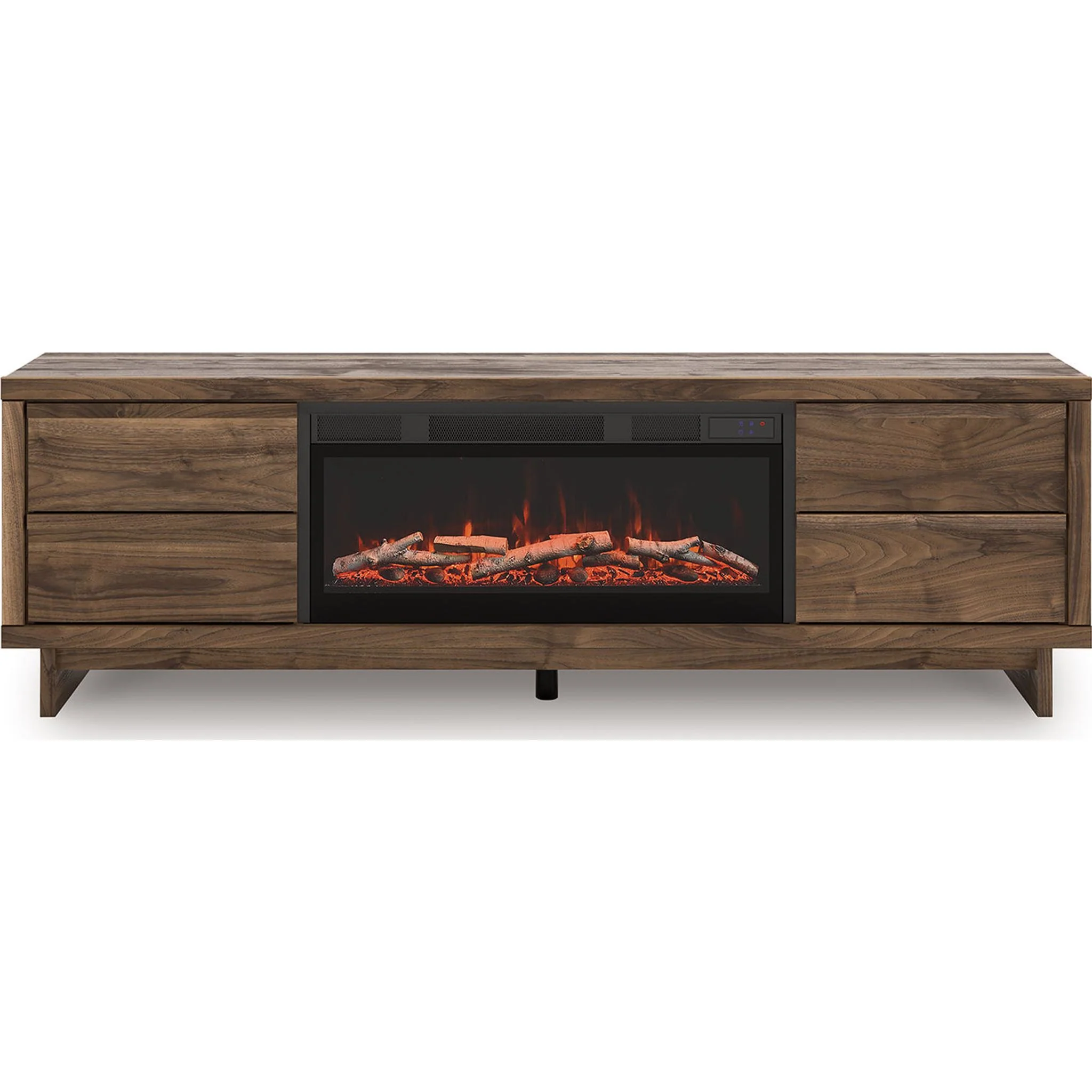 Zadilyn TV Stand with Fireplace - Brown - Image 6