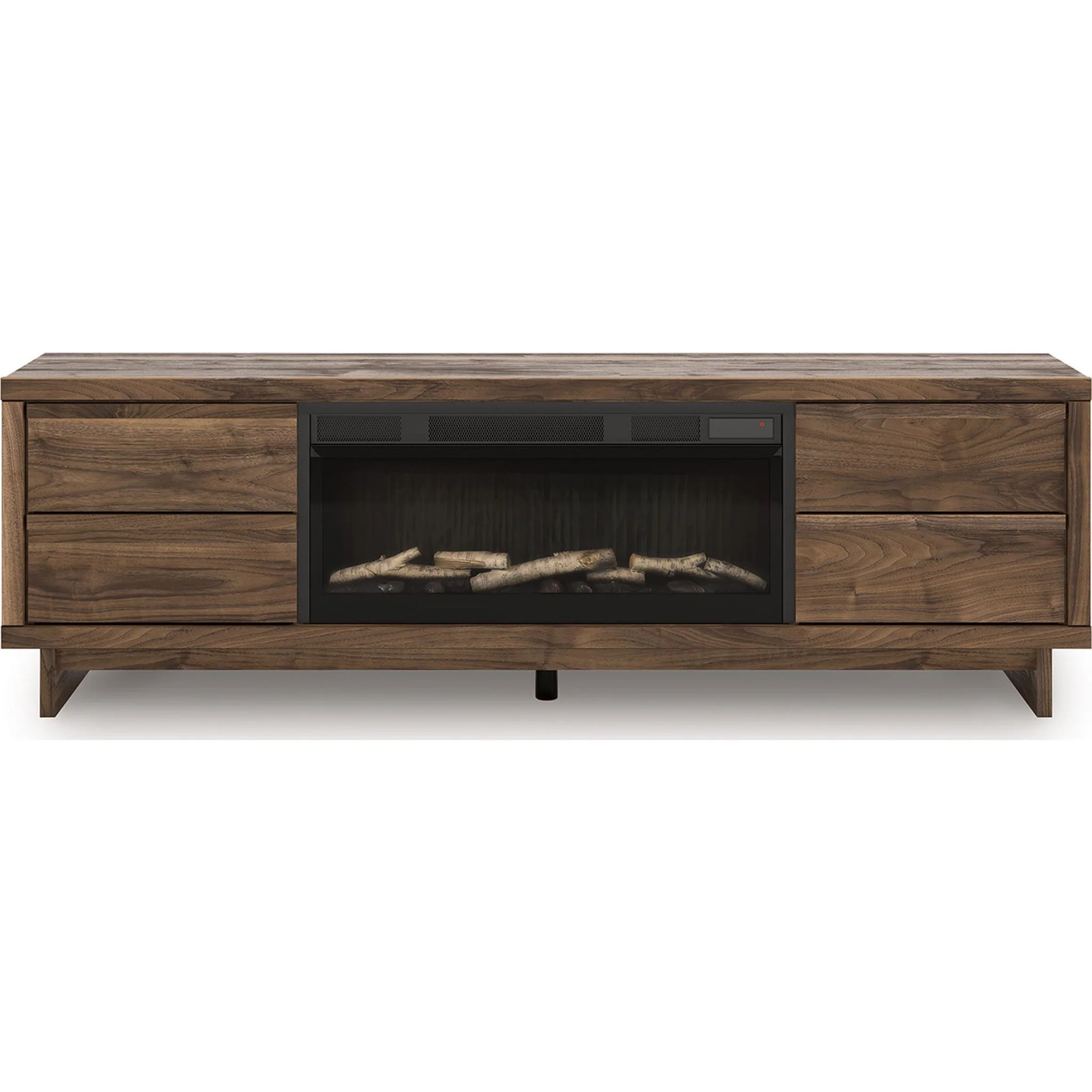 Zadilyn TV Stand with Fireplace - Brown - Image 7