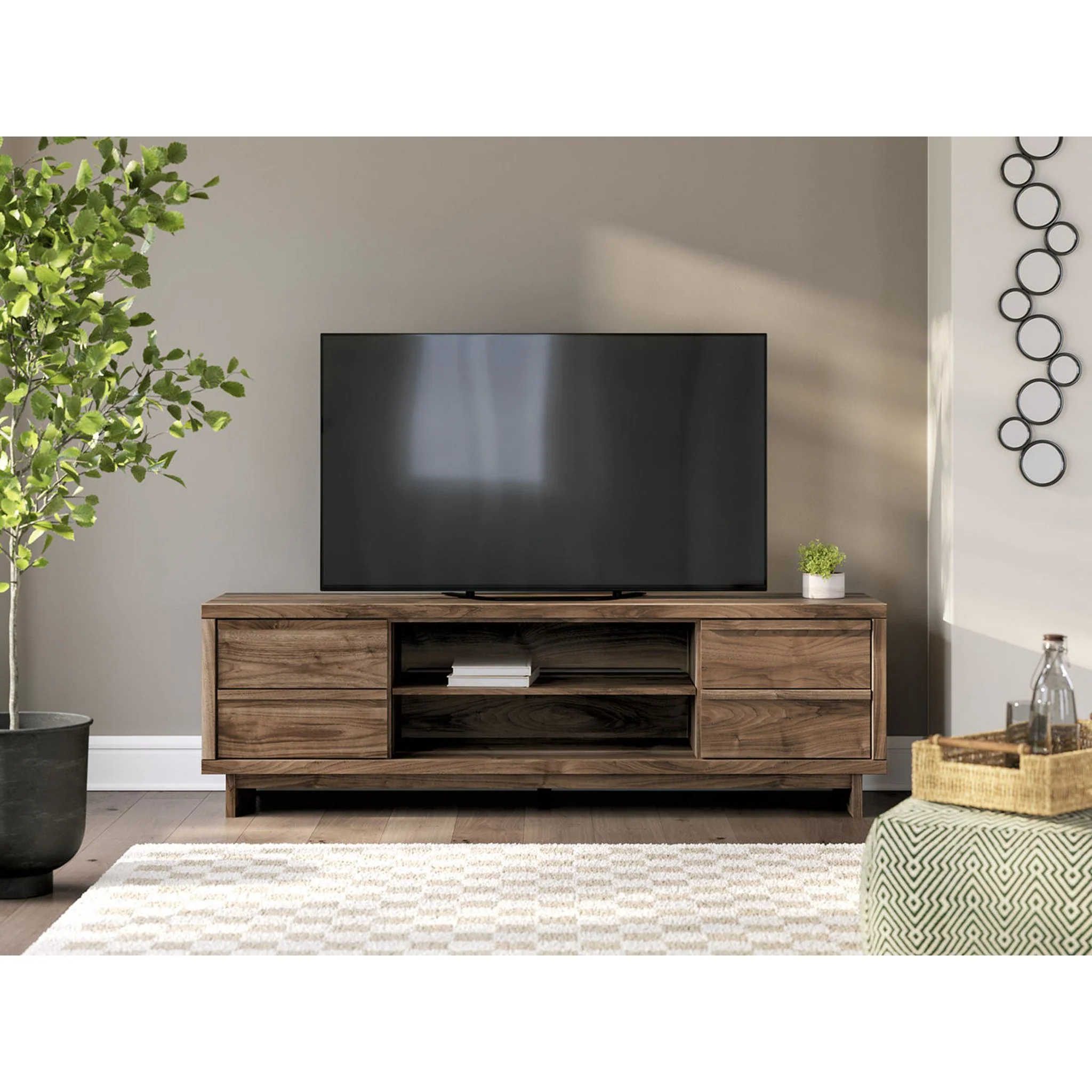 Zadilyn TV Stand - Brown - Image 8