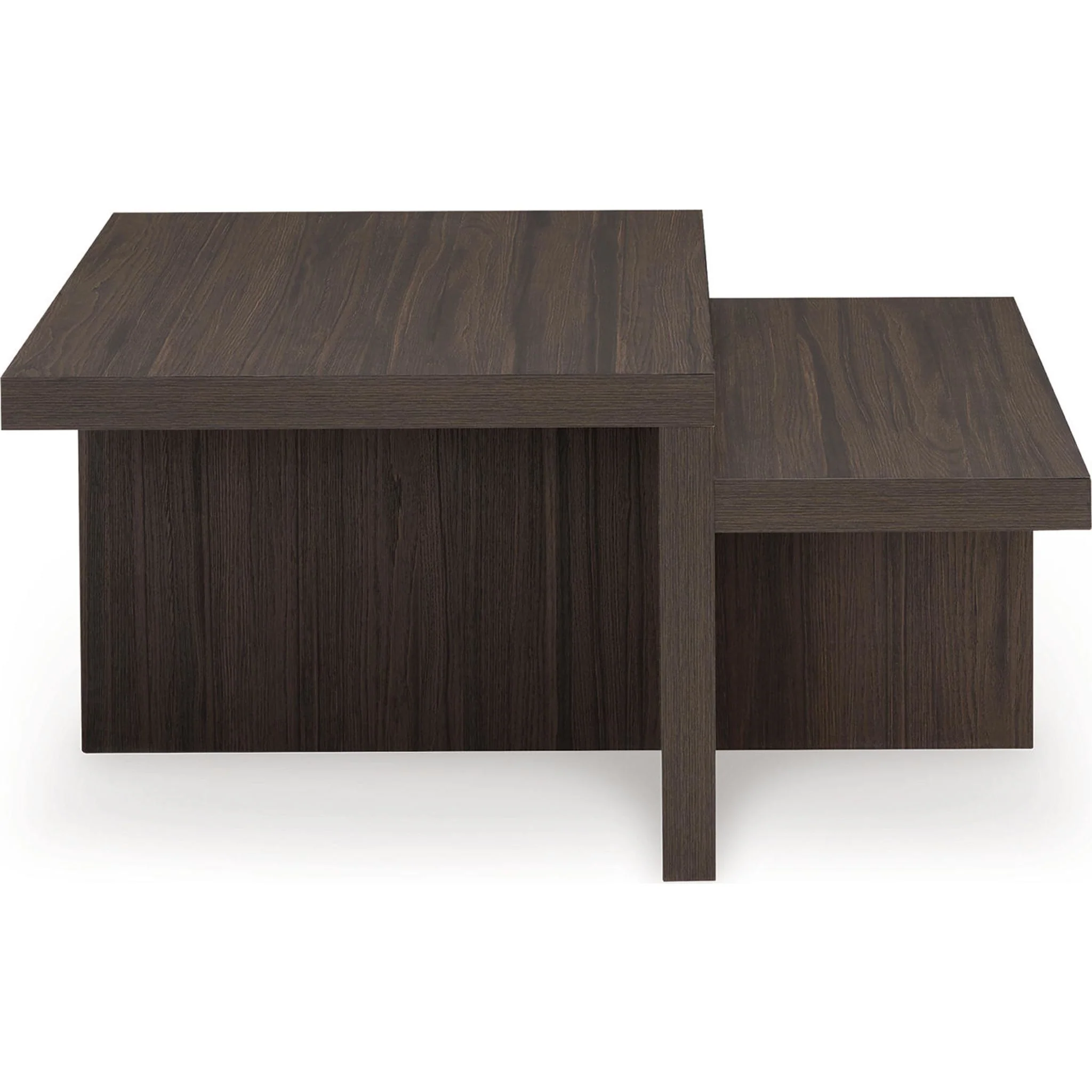 Zendex 2 Pack Tables - Brown - Image 8