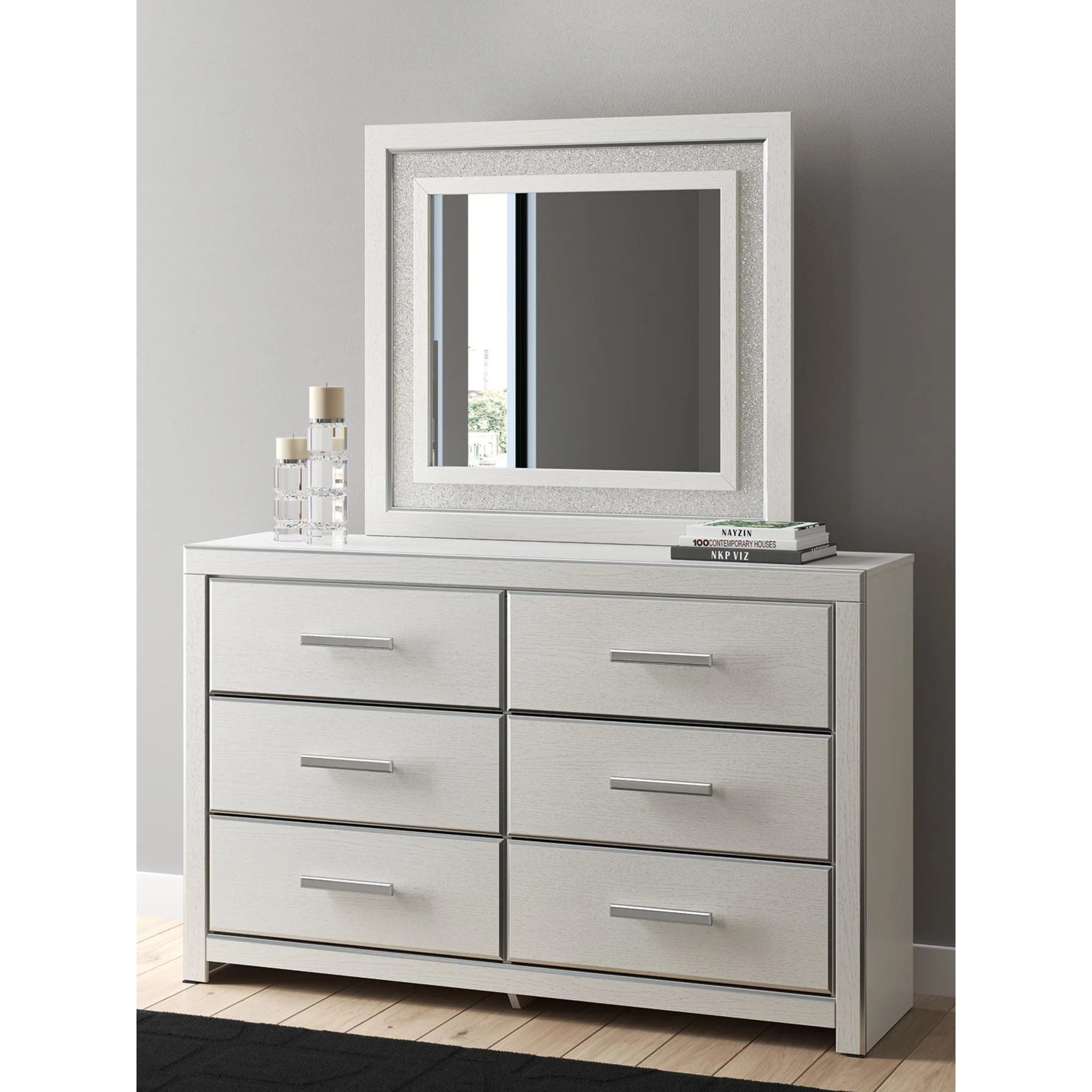 Zuraleus Dresser and Mirror - White - Image 10