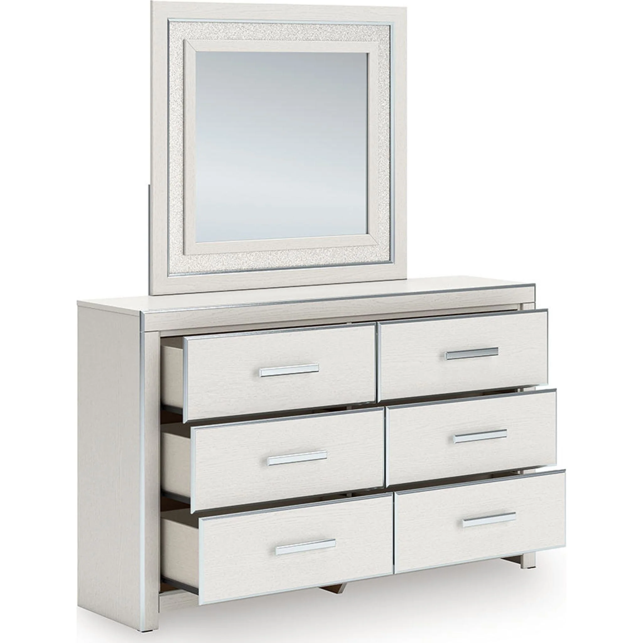 Zuraleus Dresser and Mirror - White - Image 4