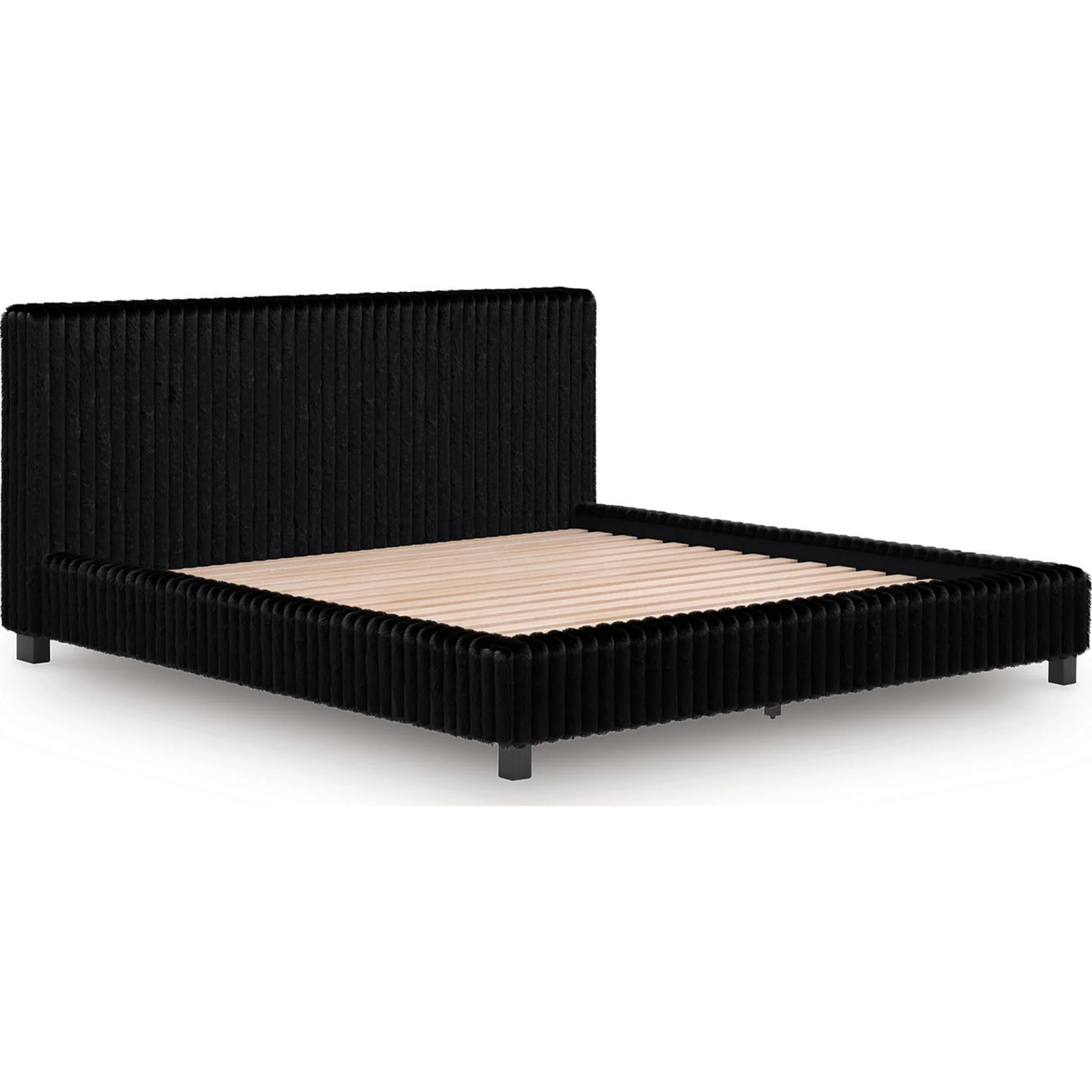 Zuraleus King Upholstered Bed - Black - Image 4
