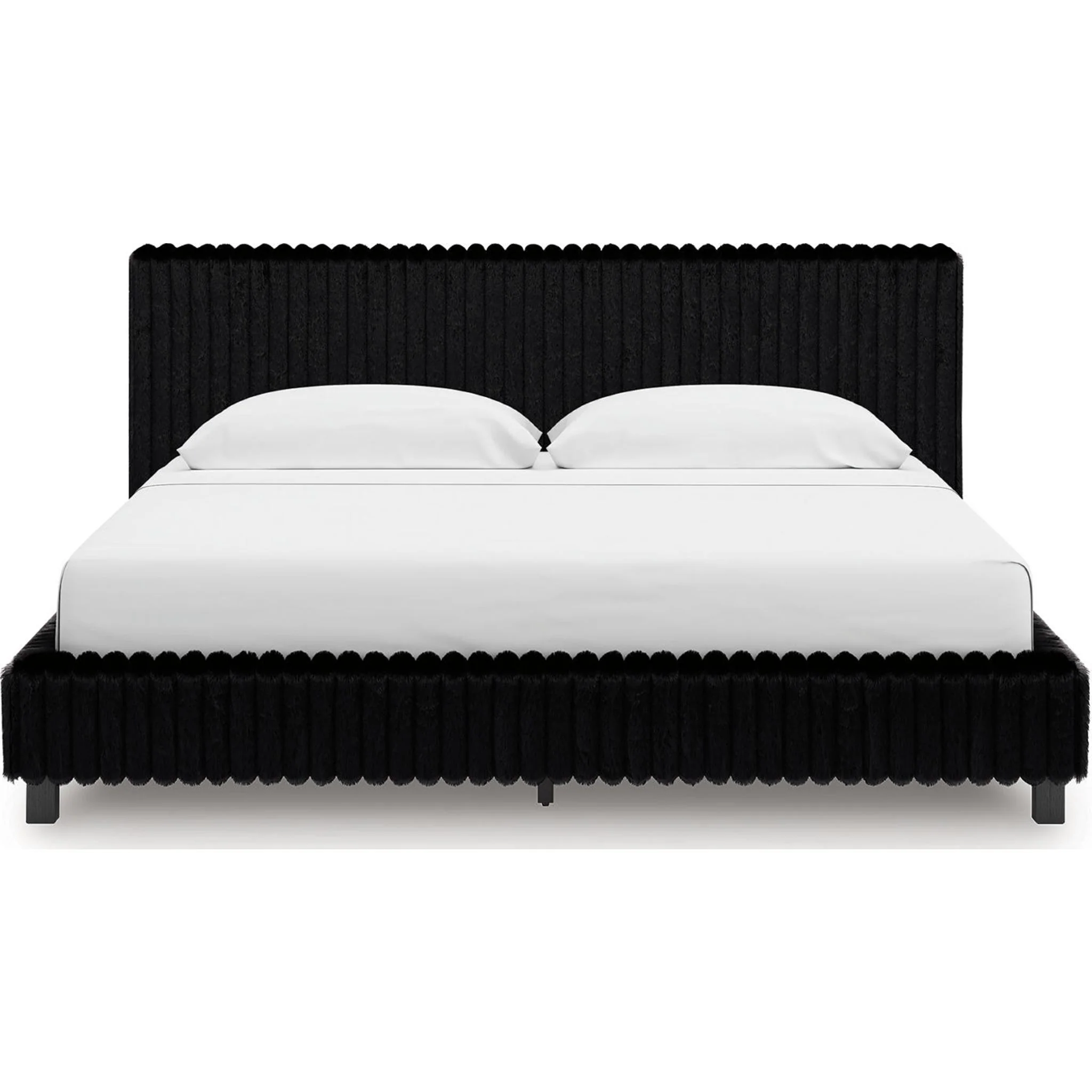 Zuraleus King Upholstered Bed - Black - Image 7