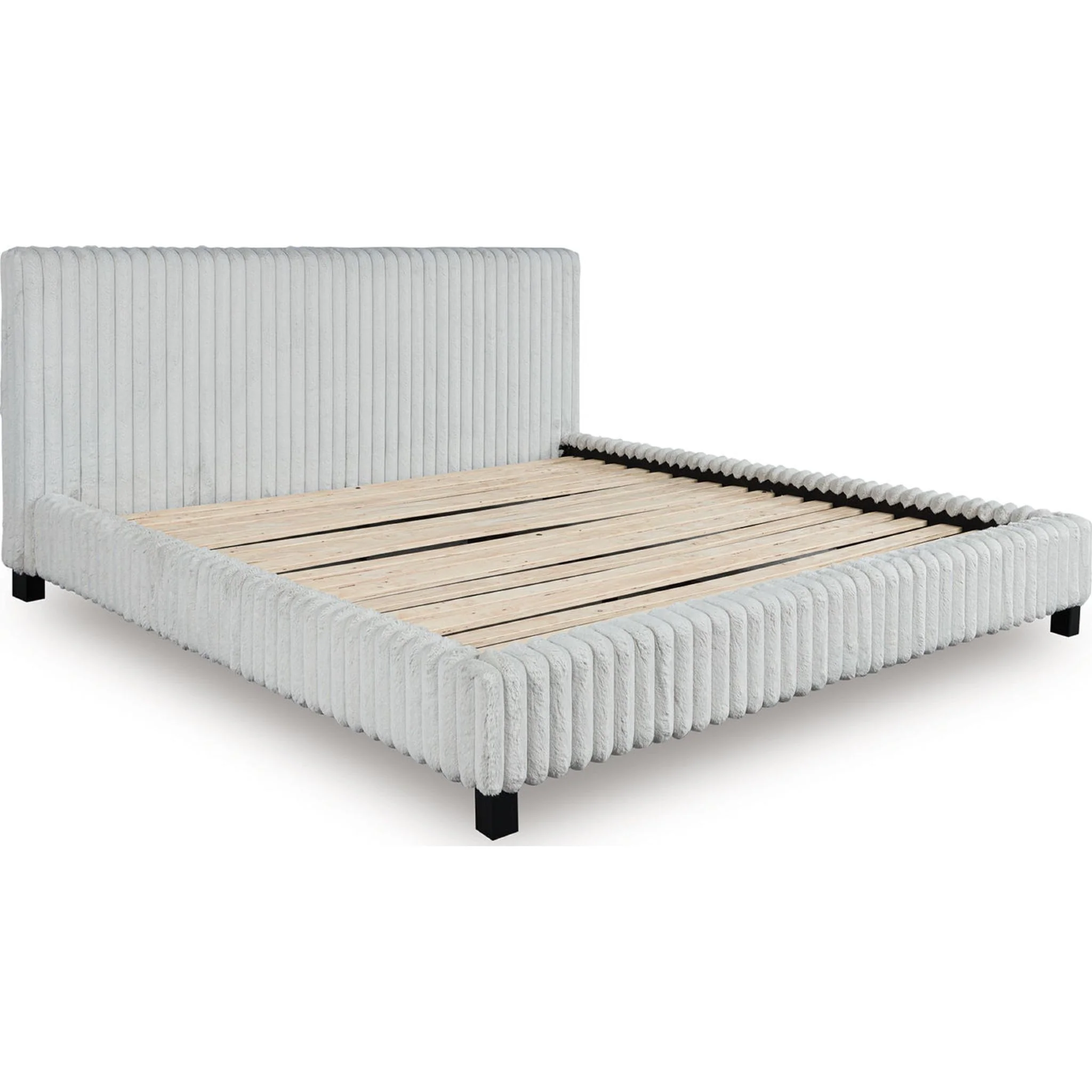 Zuraleus King Upholstered Bed - White - Image 7