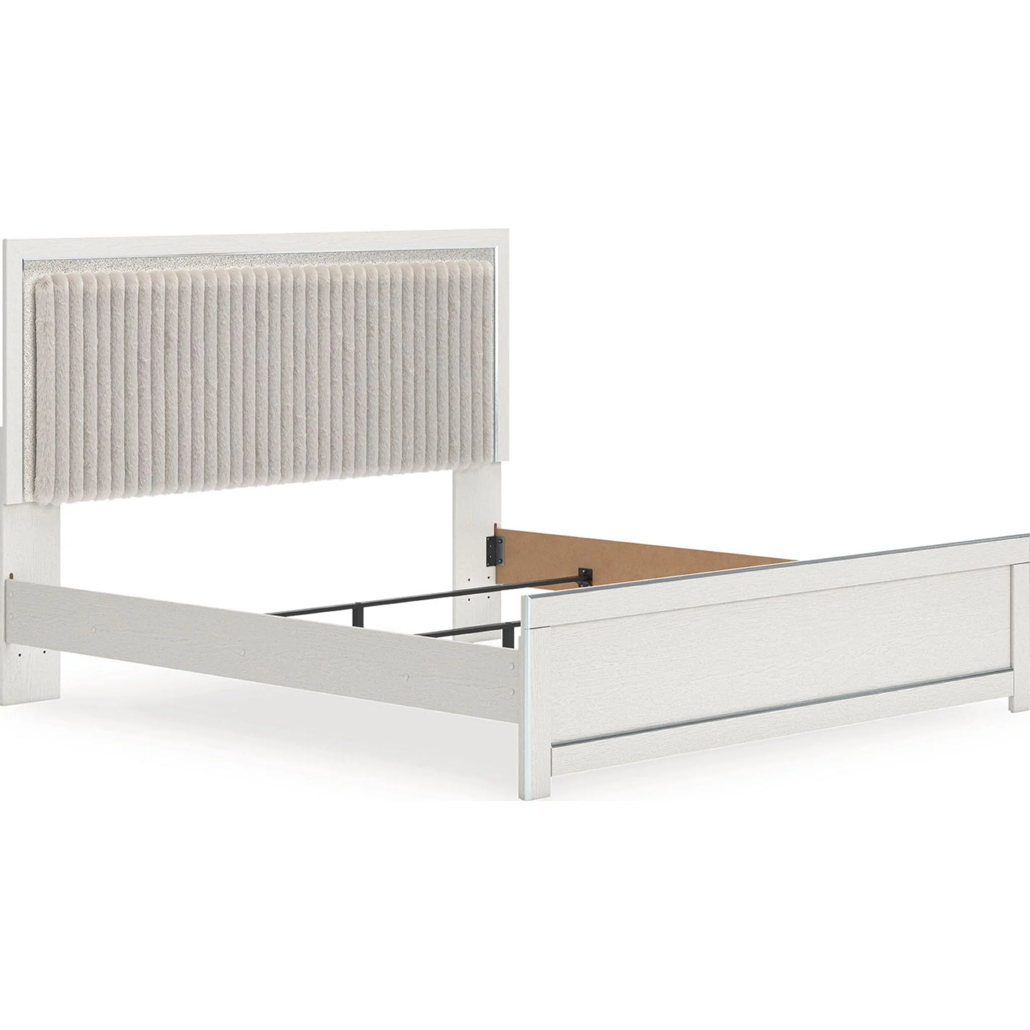 Zuraleus King Upholstered Bed - White - Image 4