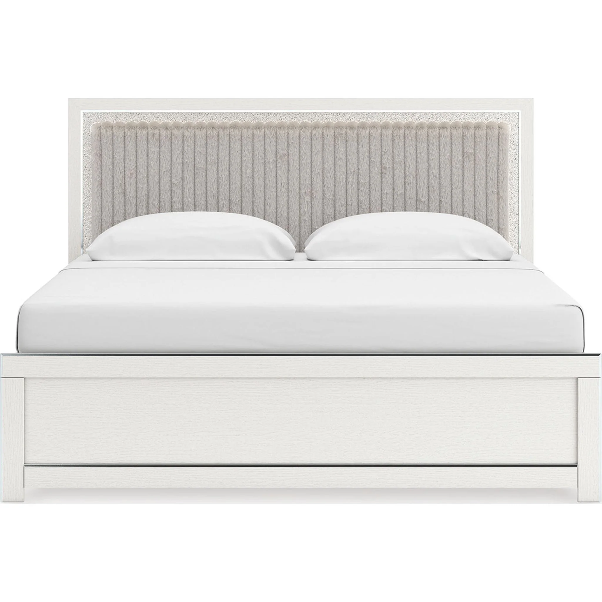 Zuraleus King Upholstered Bed - White - Image 8
