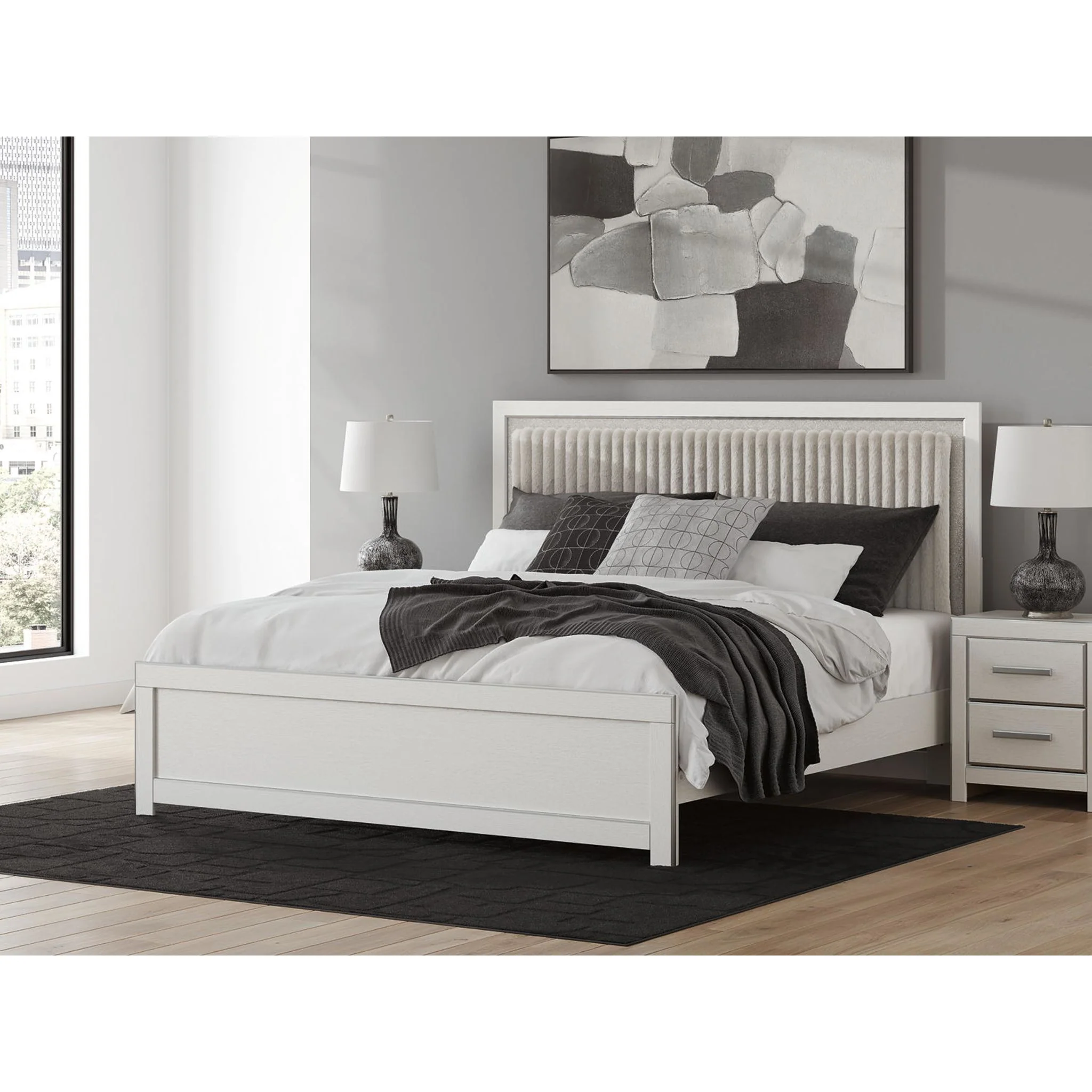 Zuraleus King Platform Bed - White - Image 2