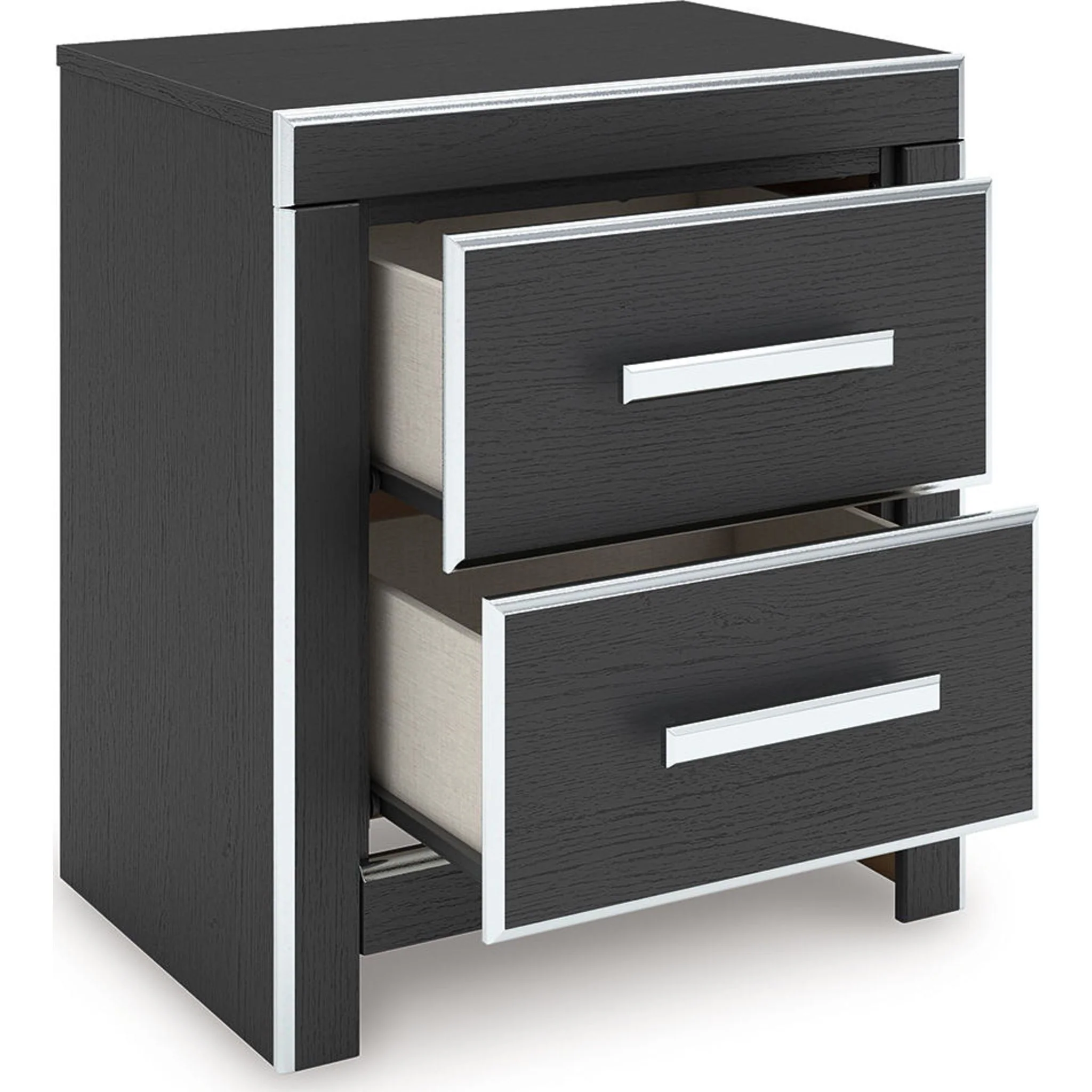 Zuraleus Nightstand - Black - Image 3