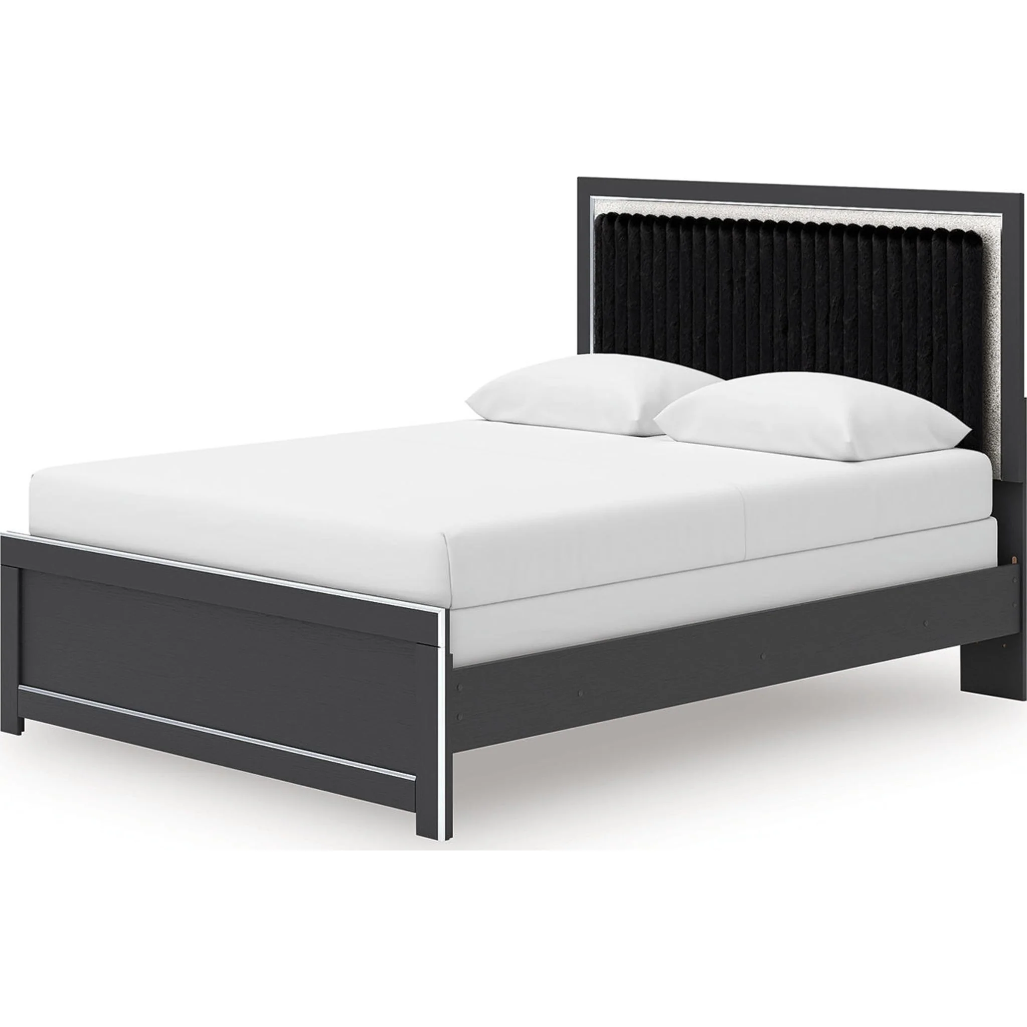 Zuraleus Queen Panel Bed - Black - Image 3