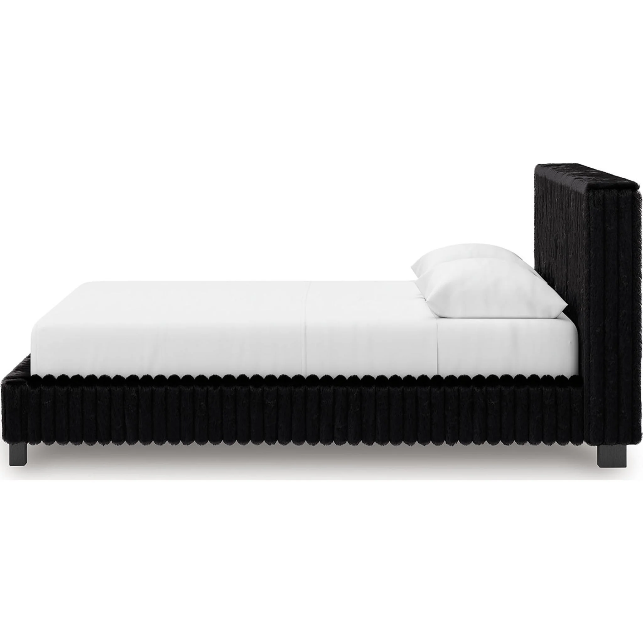 Zuraleus Queen Upholstered Bed - Black - Image 8