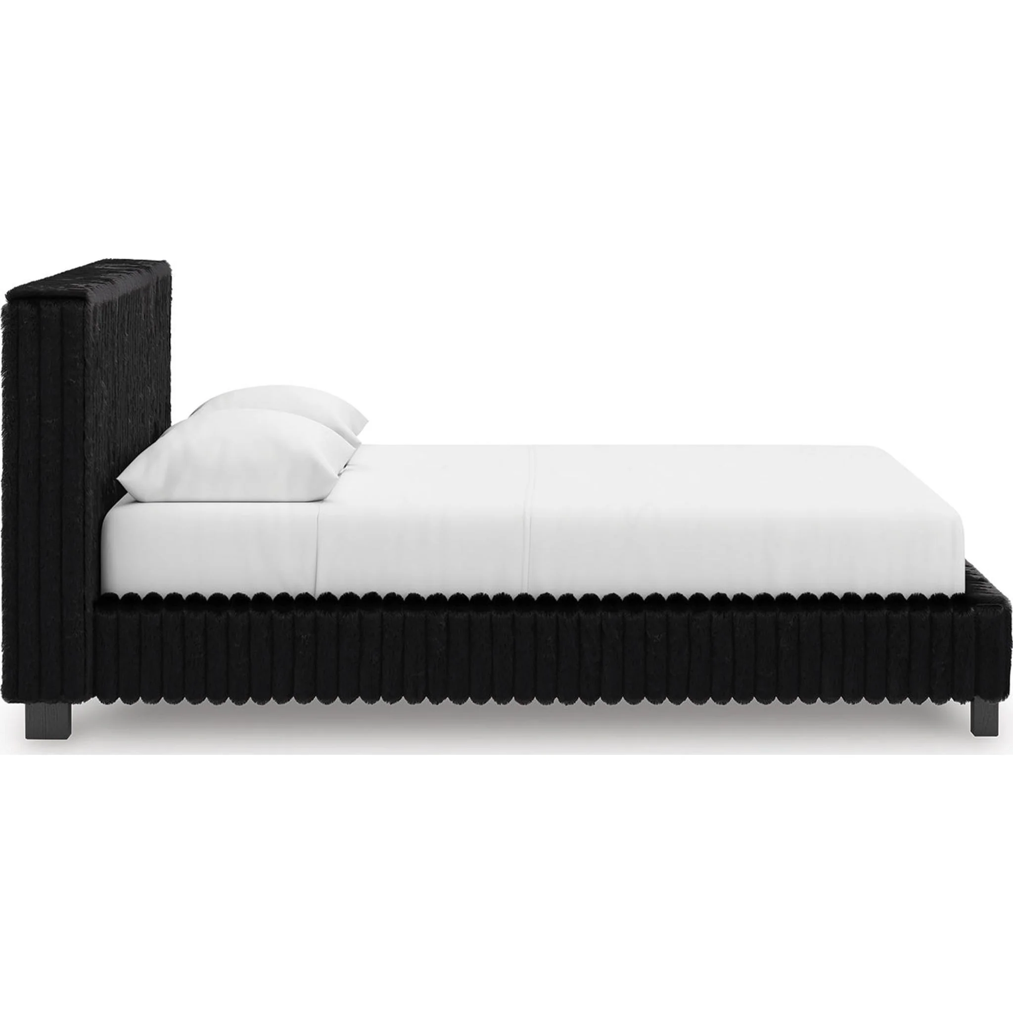 Zuraleus Queen Upholstered Bed - Black - Image 9