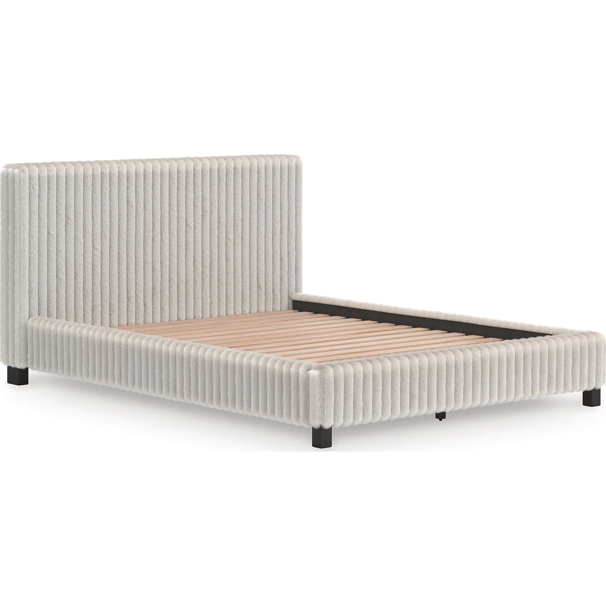 Zuraleus Queen Upholstered Bed - White - Image 4