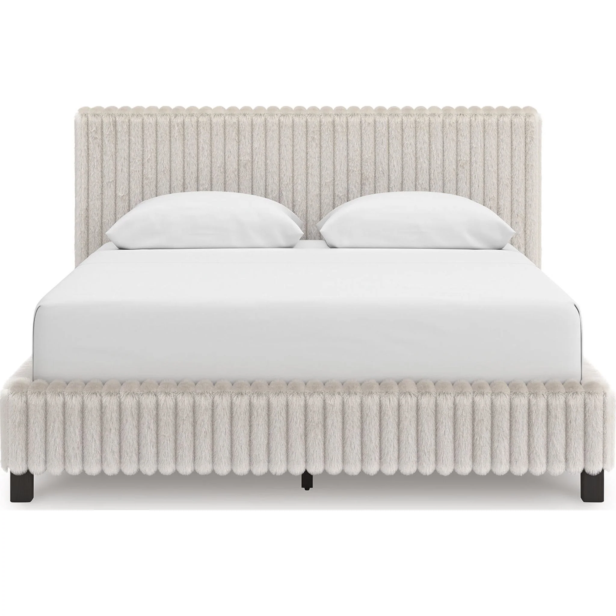 Zuraleus Queen Upholstered Bed - White - Image 7