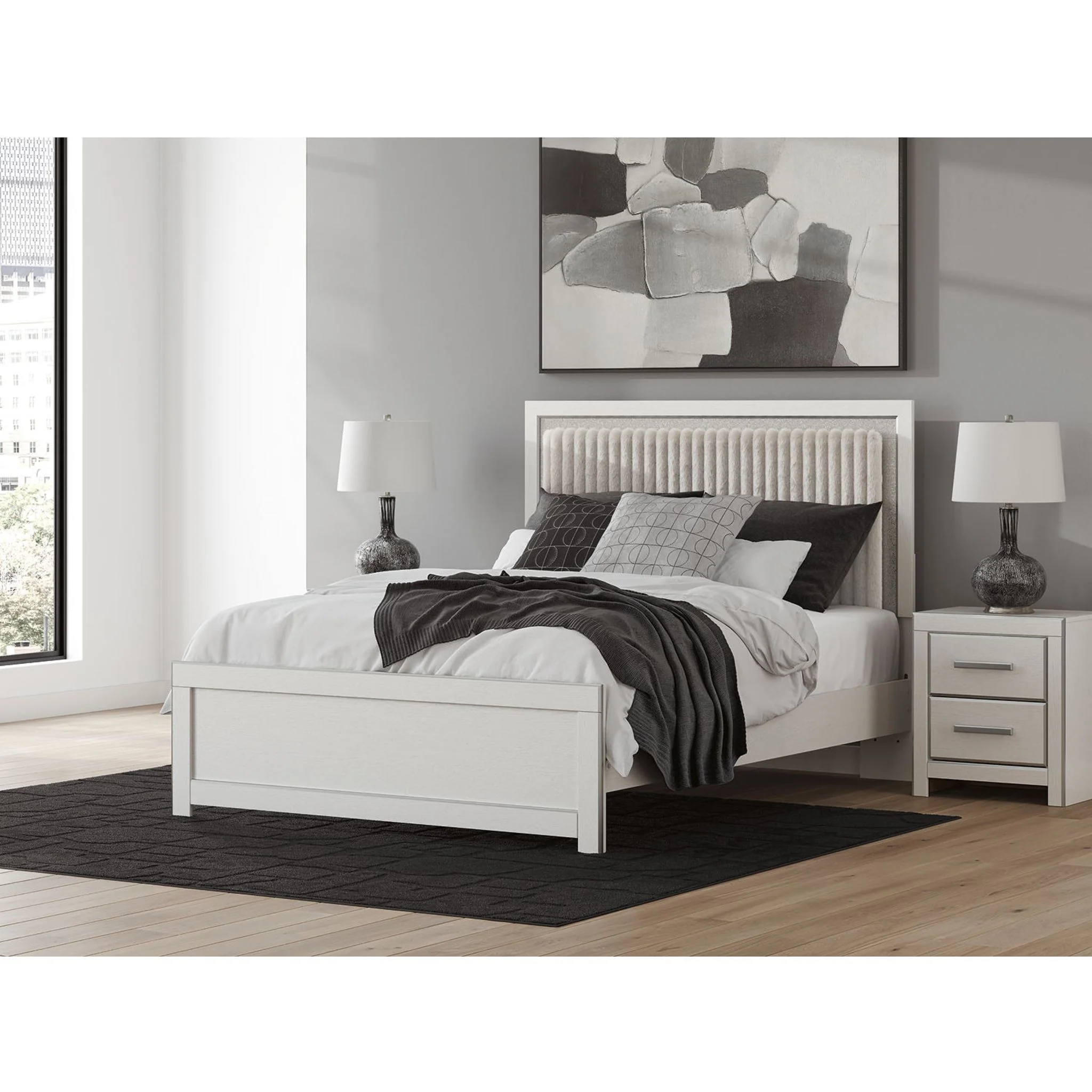Zuraleus Queen Platform Bed - White - Image 2
